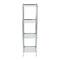 Organize It All Free Standing 4-Tier Glass Shelf Tower